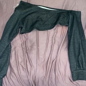 Long sleeve crop top